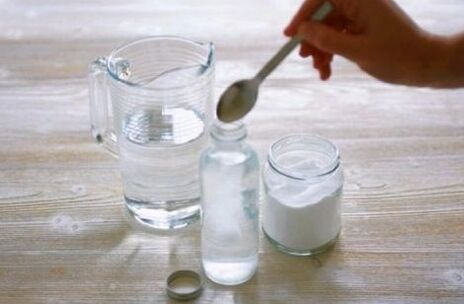 soluzione di soda per l'ingrandimento del pene